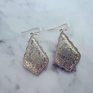 Kendra Scott Addie Gold Drop Filigree Earrings